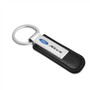 Ford Focus Silver Metal Black PU Leather Strap Key Chain