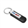 Ford SVT Silver Metal Black PU Leather Strap Key Chain