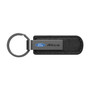 Ford Focus Gunmetal Black Metal Plate PU Leather Strap Key Chain