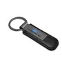 Ford Platinum Gunmetal Black Metal Plate PU Leather Strap Key Chain