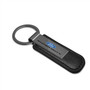 Ford Super-Duty Gunmetal Black Metal Plate PU Leather Strap Key Chain