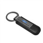 Ford Explorer Gunmetal Black Metal Plate PU Leather Strap Key Chain