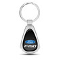 Ford F-150 Black Dome Chrome Metal Teardrop Key Chain