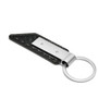 Ford F-150 Lariat Carbon Fiber Texture Black PU Leather Strap Key Chain