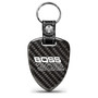 Ford Mustang Boss 302 Real Black Carbon Fiber Large Shield-Style Key Chain