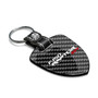 Ford F-150 Raptor SVT Real Black Carbon Fiber Large Shield-Style Key Chain