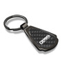 Ford F150 Lariat Real Black Carbon Fiber Gunmetal Black Metal Teardrop Key Chain