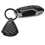 Ford Bronco Real Black Carbon Fiber Gunmetal Black Metal Teardrop Key Chain