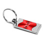 Infiniti FX35 Red Spun Brushed Metal Key Chain