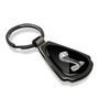 Ford Mustang Cobra Black Dome Dark Gunmetal Metal Teardrop Key Chain
