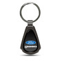 Ford F250 Black Dome Dark Gunmetal Metal Teardrop Key Chain