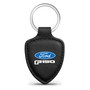 Ford F-150 2015 up Black Real Leather Shield-Style Key Chain