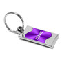 GMC Purple Spun Brushed Metal Key Chain