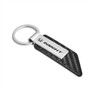 Honda Insight Carbon Fiber Texture Black PU Leather Strap Key Chain