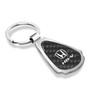 Honda HR-V Real Black Carbon Fiber Chrome Metal Teardrop Key Chain