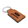 Ford F250 Rectangular Brown Leather Key Chain