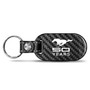 Ford Mustang 50 Years 100% Real Black Carbon Fiber Tag Style Key Chain