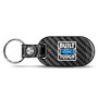 Ford Built-Ford-Tough 100% Real Black Carbon Fiber Tag Style Key Chain