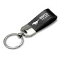 Ford Mustang 50 Years Large Genuine Black Leather Loop Strap Key Chain