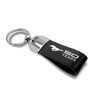 Ford Mustang 50 Years Large Genuine Black Leather Loop Strap Key Chain