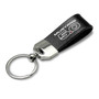 Ford Mustang GT 5.0 Large Genuine Black Leather Loop Strap Key Chain