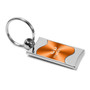 Infiniti Orange Spun Brushed Metal Key Chain, Official Licensed