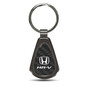 Honda HR-V Real Black Carbon Fiber Gunmetal Black Metal Teardrop Key Chain