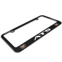 Cadillac ATS Dual Logo in Full-Color Black Metal License Plate Frame