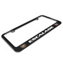 Cadillac Escalade Dual Logo Black Metal License Plate Frame