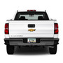 Chevrolet Silverado Real Carbon Fiber Chrome Stainless Steel License Plate Frame