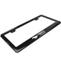 Ford Mustang 50 Years Black Real Carbon Fiber Finish ABS Plastic License Frame