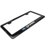 Ford F-350 Black Real 3K Carbon Fiber Finish ABS Plastic License Plate Frame