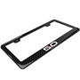 Ford Mustang 5.0 Black Real Carbon Fiber Finish ABS Plastic License Plate Frame