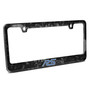 Ford Focus RS Real Black Forged Composite Carbon Fiber License Plate Frame