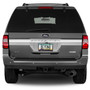 Ford Expedition Black Insert Gunmetal Chrome Stainless Steel License Plate Frame