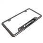 Ford Bronco Real Carbon Fiber Insert Gunmetal Chrome Stainless Steel License Plate Frame