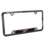 Ford Focus ST Real Carbon Fiber Insert Gunmetal Chrome Stainless Steel License Plate Frame