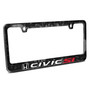 Honda Civic Si Real Black Forged Composite Carbon Fiber License Plate Frame