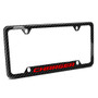 Dodge Charger in Red Black Real Carbon Fiber 50 States License Plate Frame