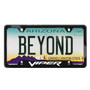 Dodge Viper Black Real Carbon Fiber 50 States License Plate Frame
