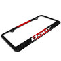 Dodge Dart Red Racing Stripe Black Real Carbon Fiber License Plate Frame