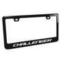 Dodge Challenger Black Real 3K Carbon Fiber Finish ABS Plastic License Frame