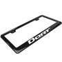 Dodge Dart Black Real 3K Carbon Fiber Finish ABS Plastic License Plate Frame