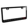 Dodge Challenger R/T Black 3D Real Carbon Fiber ABS Plastic License Plate Frame