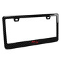 Dodge R/T Logo Black 3D Real Carbon Fiber ABS Plastic License Plate Frame