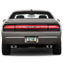 Dodge Challenger Real Carbon Fiber Insert Black Stainless Steel License Plate Frame