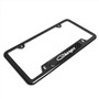 Dodge Charger Classic Real Carbon Fiber Insert Black Stainless Steel License Plate Frame