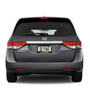 Honda Odyssey Black Real 3K Carbon Fiber Finish ABS Plastic License Plate Frame