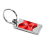 Acura MDX Red Spun Brushed Metal Key Chain