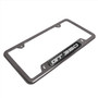 Ford Mustang 350 GT Real Carbon Fiber Insert Gunmetal Chrome Stainless Steel License Plate Frame